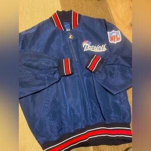VINTAGE Patriots Mens Med STARTER JACKET
